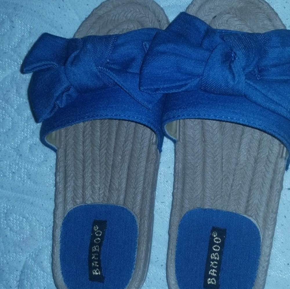 Sandals Jean material